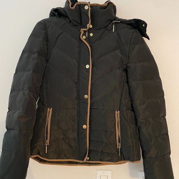 H&M+ Puffer Jacket - Dark Green - US 8 - Picture 1 of 4